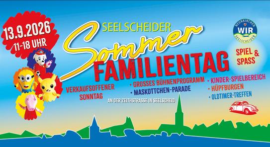 Seelscheider Sommer 2026: Familienfest mit Maskottchen-Parade sowie Old- und Youngtimer Treffen
